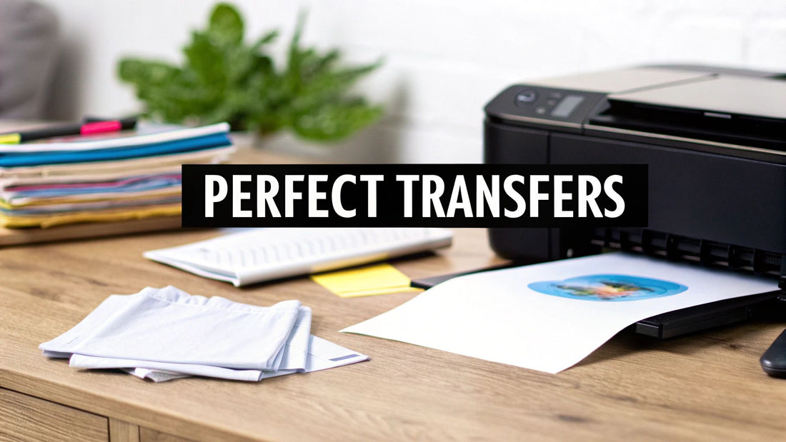 How to Print on Transfer Paper Perfectly Every Time