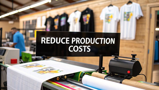 How to Reduce Production Costs in Your Custom Apparel and Drinkware Shop