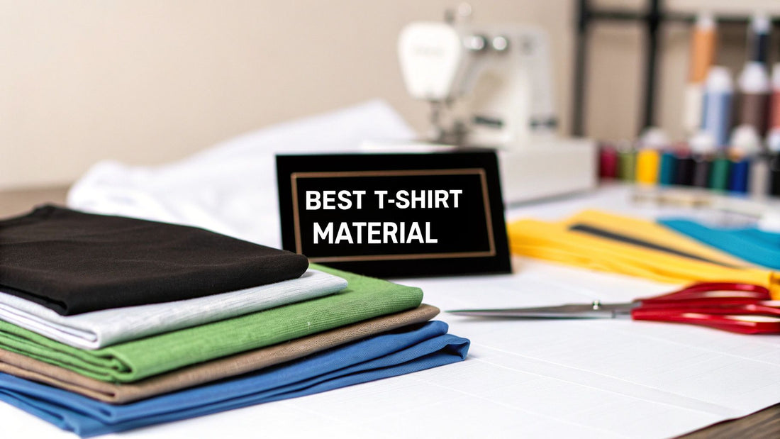 Choosing the best t shirt material for your brand