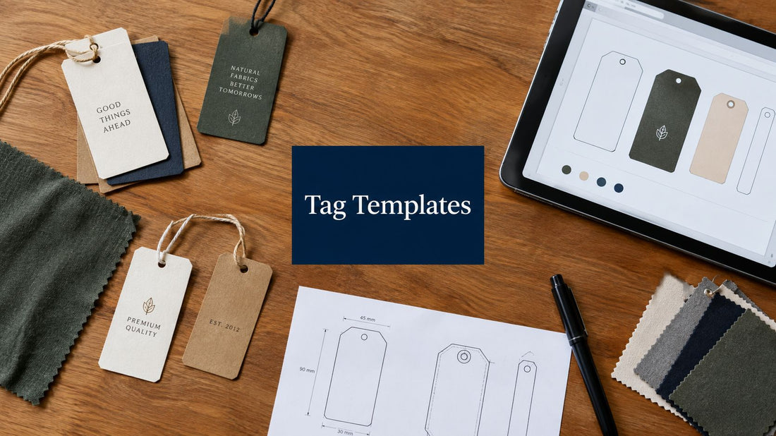 10 Clothing Tag Templates for Apparel Brands