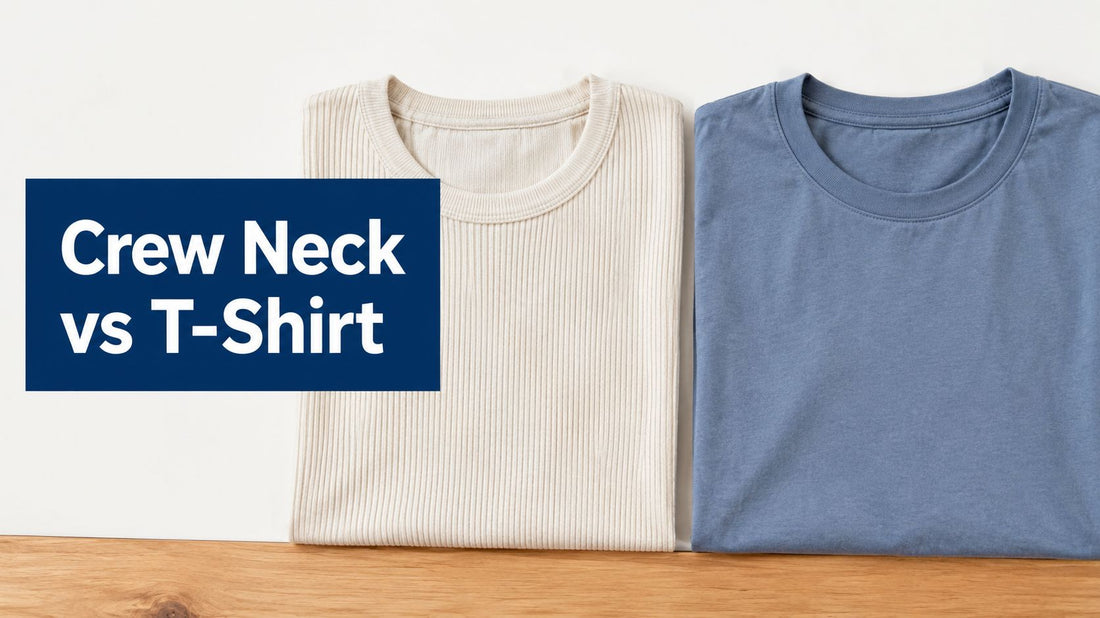 Crew Neck vs T Shirt