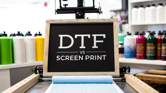 Guide: dtf screen printing vs Screen Printing for Small Businesses