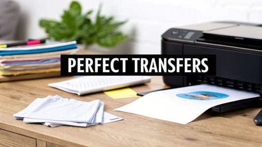 How to Print on Transfer Paper Perfectly Every Time