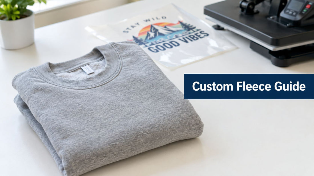 Fleece Crewneck Pullover Guide for Custom Printing