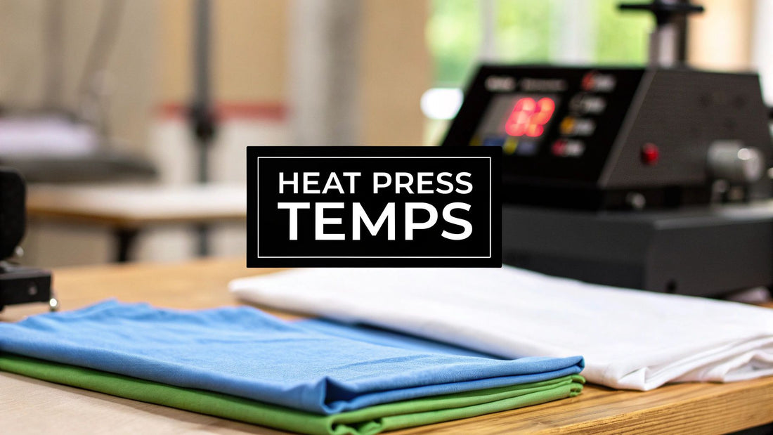 Heat Press Temps The Definitive Guide for Perfect DTF Transfers