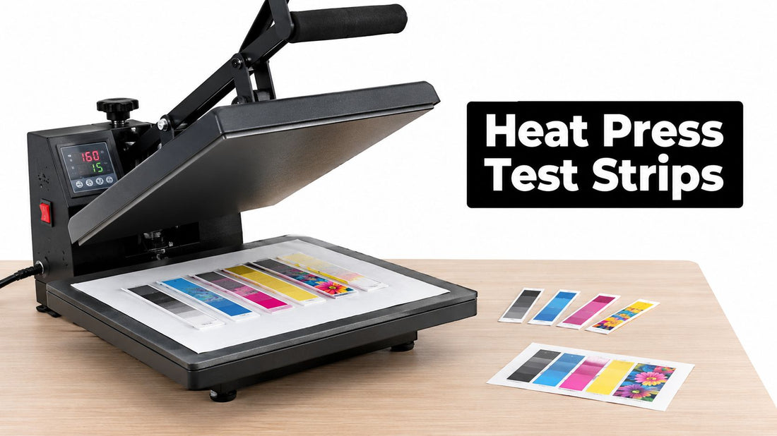 Heat Press Test Strips: How to Validate Your DTF Press