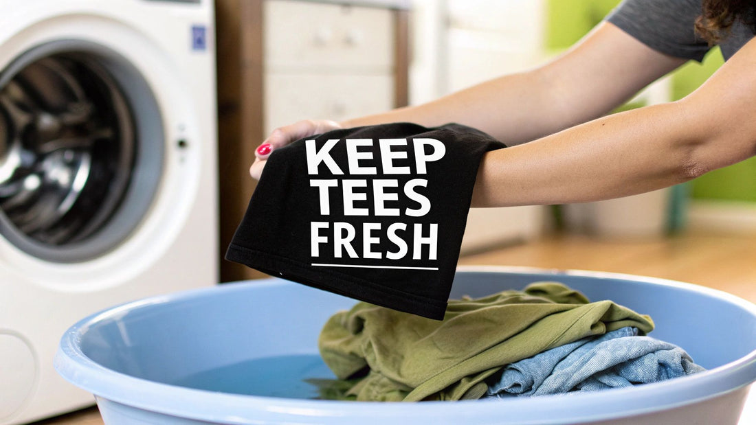How to Wash Graphic Tees and Keep Prints from Fading
