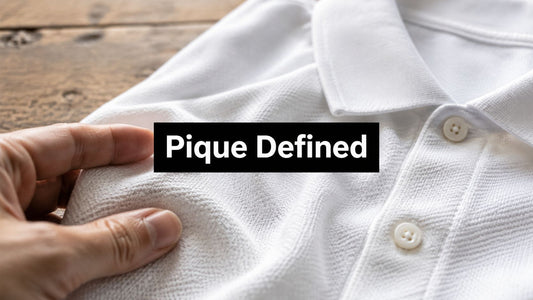 Pique Material Definition: A Printer's Guide to the Fabric