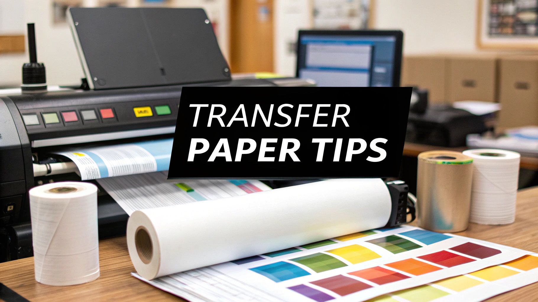 Transprint Paper Printing onto Transfer Paper: printing onto transfer paper Tips – Cobra DTF