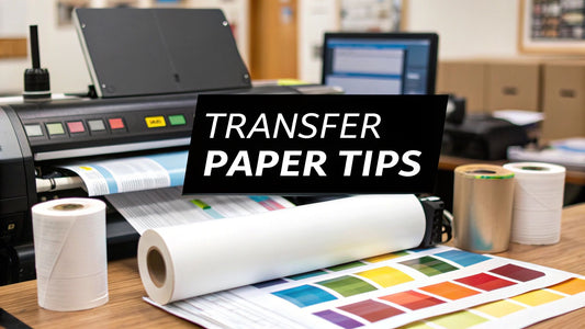 Printing onto Transfer Paper: printing onto transfer paper Tips
