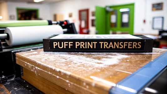 A Modern Guide to Puff Print Transfers for Custom Apparel