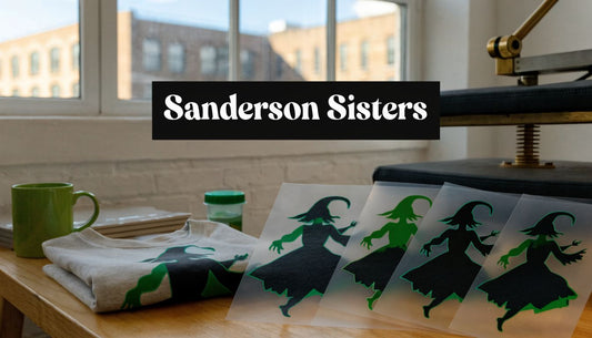 Sanderson Sisters Silhouette Guide for DTF Apparel