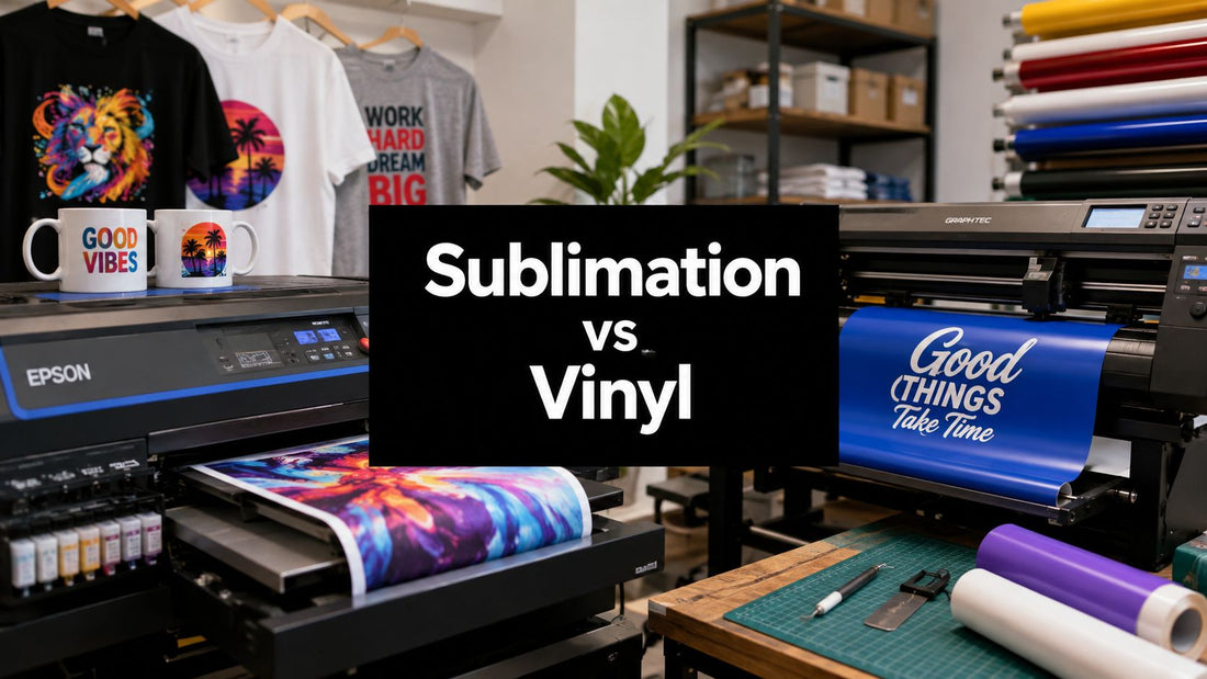 Sublimation vs Vinyl: Which Fits Your Business