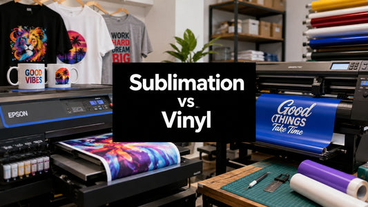 Sublimation vs Vinyl: Which Fits Your Business