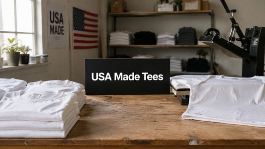 How to Source a USA Made T Shirt for DTF Transfers