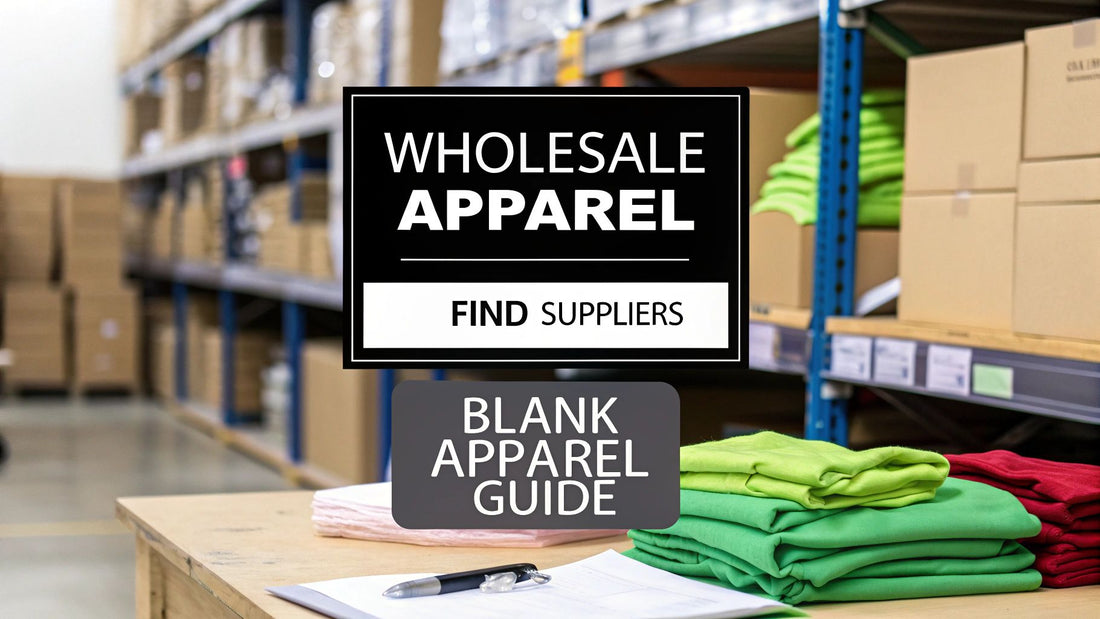 Finding Wholesale Blank Apparel Suppliers for Your Brand
